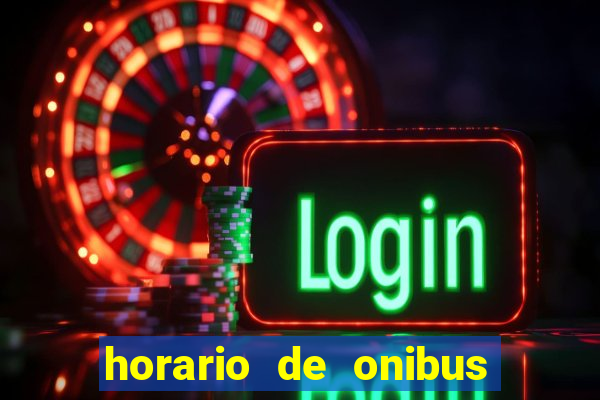 horario de onibus santos dumont x juiz de fora